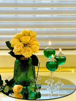 ست او رز شمع پیرکس2022 - گالری قاب