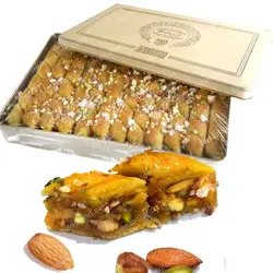 باقلوا کاشان 5 مغز 50 عددی قنادی گردو