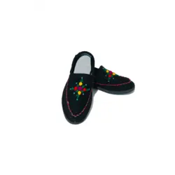 گیوه گلدوزی مشکی