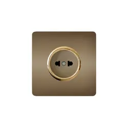 کلید و پریز آسیا الکتریک مدل کریستال رنگی