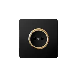 کلید و پریز آسیا الکتریک مدل کریستال رنگی