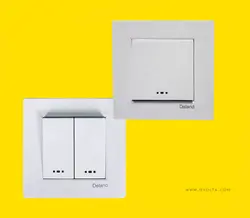 کلید پریز دلند آسا سفید