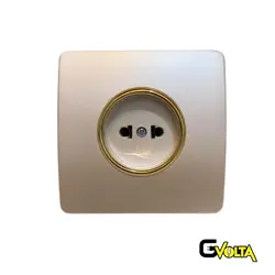 کلید و پریز آسیا الکتریک مدل کریستال