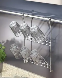 جا لیوانی اویز استیل - فروشگاه حاج خانی