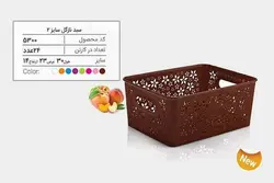سبد سایز 2 مدل نازگل مشکات پلاستیک - فروشگاه حاج خانی