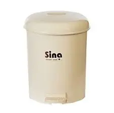 سطل پدالی گرد کوچک سینا - فروشگاه حاج خانی