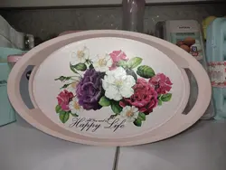 سینی پلی متال بیضی 3 - فروشگاه حاج خانی