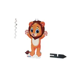 تاپر رو کیکی شمع دار شیر