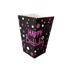 پاپ کرن تم مشکی هپی سرخابی (۱۰ تایی)