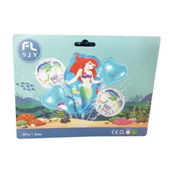 بادکنک پنج تکه پری دریایی