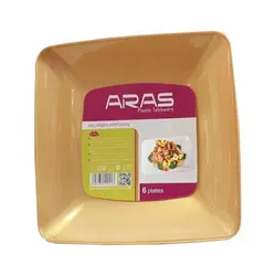 بشقاب غذا خوری طلایی