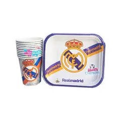 پیش دستی و لیوان ۱۰ تایی رئال مادرید