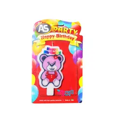 شمع تم تولد تدی دخترانه