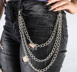 زنجیر شلوار ۳لاین ضخیم کد 165