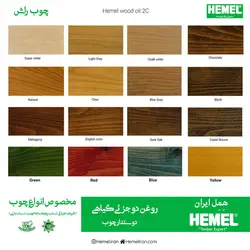 خرید روغن ظروف چوبی گیاهی (دو جزئی) Wood Oil - 2c | همل ایران