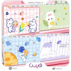 پوشه فولدر دار 8 برگ فانتزی - فروشگاه اینترنتی هیس