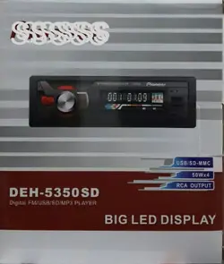 رادیو پخش طرح پایونیر DEH_5350SD - هرمزگان سیستم