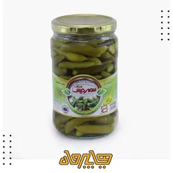 خیارشور شیشه ای سرکه ای ویژه سمر دیس (680گرم)