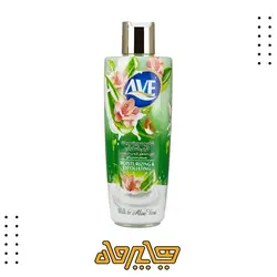 شامپو صورت وبدن کرمی اسکراب با رایحه شیر و الوئه ورا (400گرم)