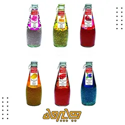 نوشیدنی تخم شربتی میوه جات مگابیز (290میل)