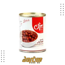 کنسرو لوبیا چیتی با سس گوجه فرنگی بیژن (۳۸۰ گرم)