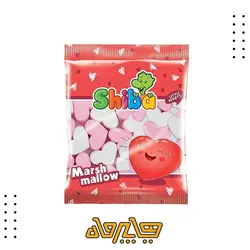 مارشمالو میوه ای طرح قلب شیبا (50گرم)