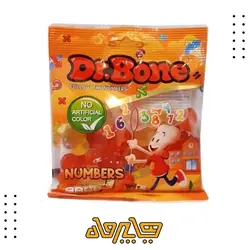 پاستیل میوهای طرح اعداد دکتر بن (80گرم)