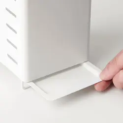 استند قاشق و چنگال ایکیا مدل AVSTEG cutlery stand, white, 18 cm