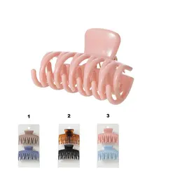 کلیپس 2 عددی مینیسو Solid Color Hair Claw Clip (M, 2 pcs)