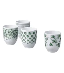 لیوان چهارتایی رنگ سبز ایکیا مدل ENTUSIASM