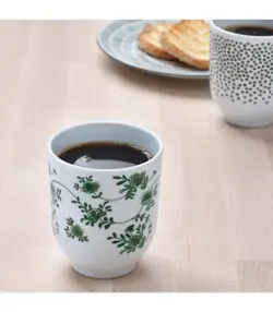 لیوان چهارتایی رنگ سبز ایکیا مدل ENTUSIASM