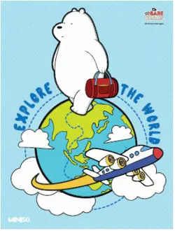 پازل 500 تیکه مینیسو طرح ما خرسهاWe Bare Bears 4.0 Go Traveling (Ice Bear)