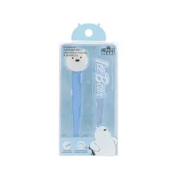 موچین دوعددی مینیسو طرح ما خرسها( خرس قطبی ) We Bare Bears Collection 5.0 Eyebrow Tweezer Set(