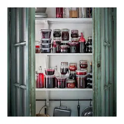 شمع لیوانی آیکیا با رایحه مربا توت قرمز 7.5 سانتی متر STÖRTSKÖN Scented candle in glass,  Berries/red