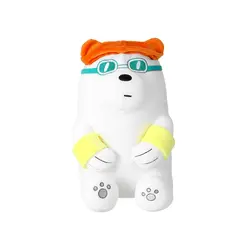 عروسک مخملی مینیسو طرح ما خرسها (خرس قطبی) We Bare Bears Collection 5.0 Summer Vacation Series(Panda)