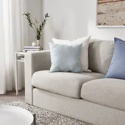 کوسن، آبی روشن آیکیا مدل KÄRLEKSGRÄS ، سایز 40x40 سانتی متر
