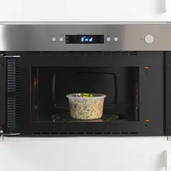 ظرف غذای گرد پلاستیکی 3 تیکه درب دار ، مدل IKEA 365+