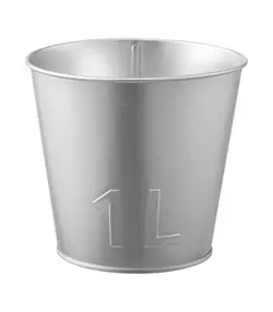 گلدان گیاه آیکیا، مدل ÅKERBÄR ، فولادی گالوانیزه 12 سانتی متر