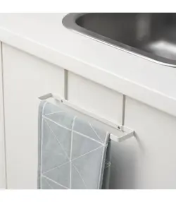 آویز حوله ای سفید گیره دار آیکیا، مدل PÅLYCKE
