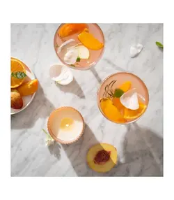 شمع معطر آیکیا، مدل SOCKERLÖNN، صورتی، 20 ساعته، هلو و شکوفه