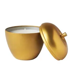 شمع معطر آیکیا، مدل VINTERFINT ، بلوط، طلایی/ ۲۴ ساعت سوخت، 9 سانتی متر