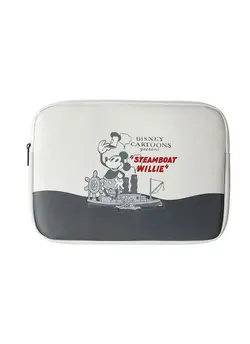 کیف لپ تاپ و ایپد مینیسو،طرح Mickey Mouse، خاکستری روشن/ بژ، 25×2×34 سانتی متر - آیدیا شاپ