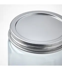 ظرف ادویه آیکیا، مدل CITRONHAJ، شیشه/استیل ضد زنگ، 35 سانتی لیتر، ۴ عددی