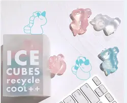 بلوک یخ مینیسو، طرح یونی کورن، رنگارنگ/ 12 عددی - آیدیا شاپ