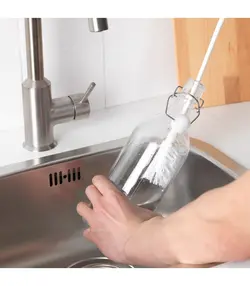 برس شستشو بطری آیکیا، مدل MEDELVÅG، سفید/ 23 سانتی متر