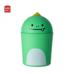 سطل زباله مینیسو، طرح اسپرت فامیلی، دایناسور/ سبز/ ۱۳ سانتی متر
