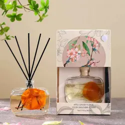 خوشبو کننده مینیسو، مدل Flower in Water Series Reed Diffuser (Apple Ginger Flower)، سیب و زنجبیل، 80 ml