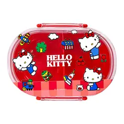 ظرف غذا مینیسو، مدل، Sanrio Interesting Adventure Bento Box، هلو کیتی، قرمز، 650ml - آیدیا شاپ