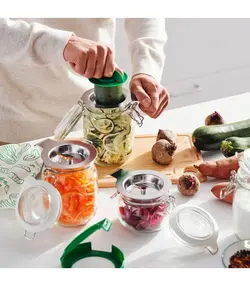 اسلایسر سبزیجات ایکیا، مدل TABBERAS ، سبز، 4 عددی - آیدیا شاپ