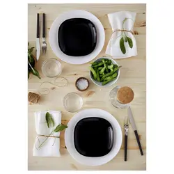 بشقاب پلویی آرکوپال 25 سانتی متر آیکیا مدل OFTAST